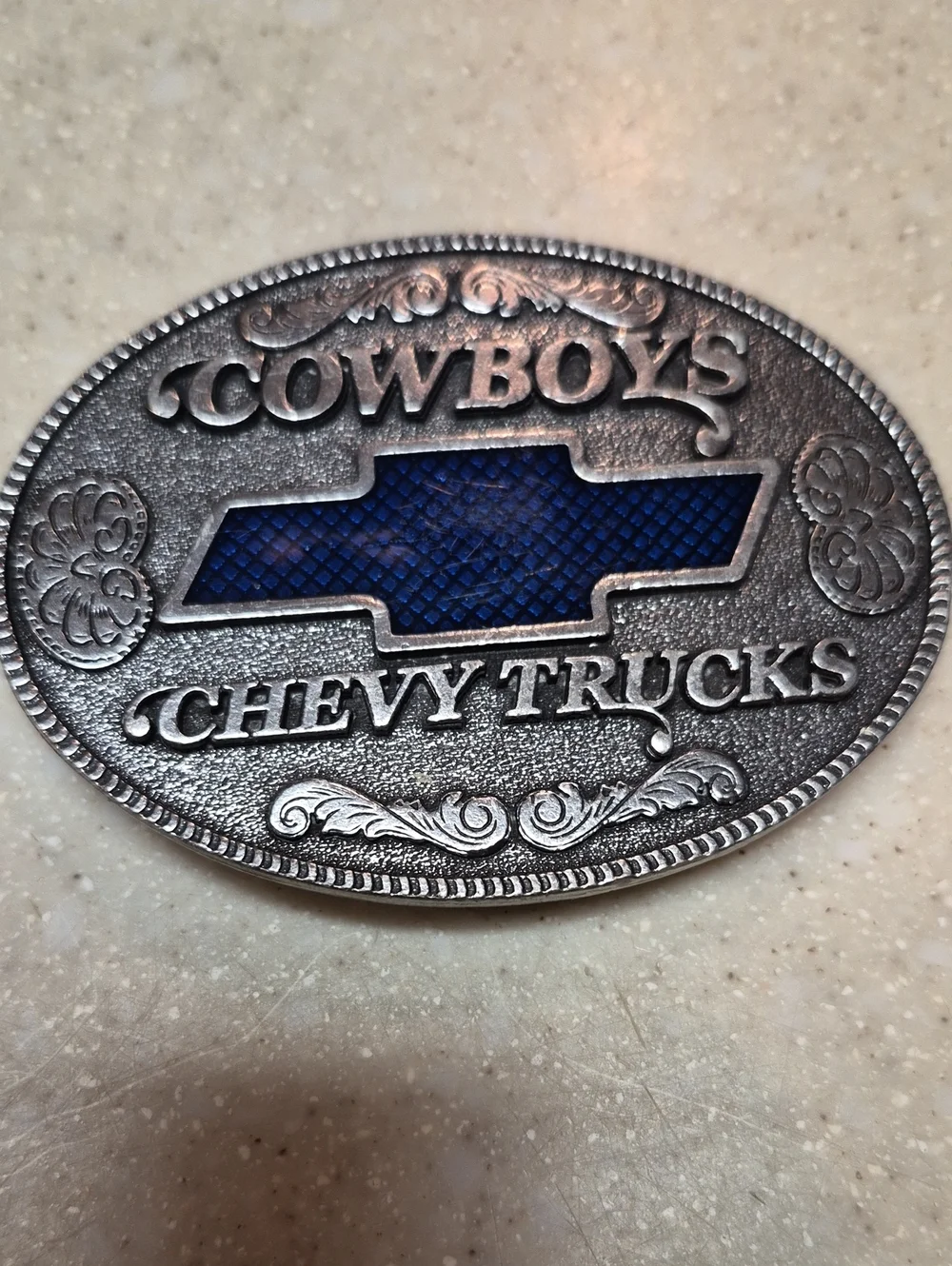 Vintage 2008 Chevy Trucks Cowboys Belt Buckle American Classics BBCHV1 USA Made